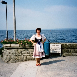 Blanka Tůmová am Bodensee.