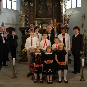 Veselka und Kinderchor Špalíček unter der Leitung von Prof. Hana Metelková