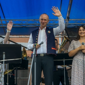 Herzlicher Abschied von Blanka Tůmová, Luboš Jech und Táňa Radostová mit dem  Publikum in Borkovice