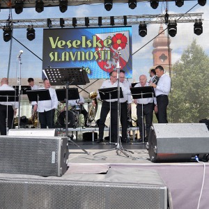 Kapela se připravuje na koncert